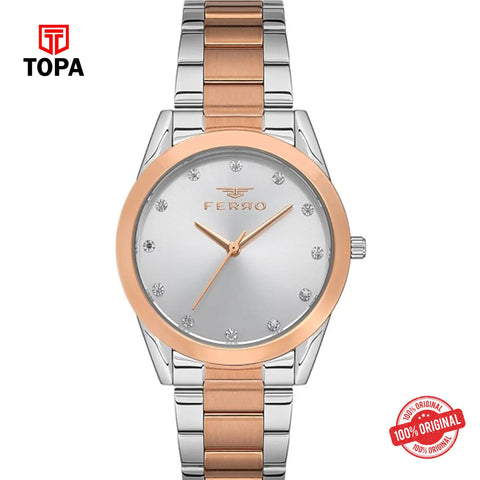 Topa Ferro-F21929A-E-Metal-Band-Women-Watch - Product Image 1