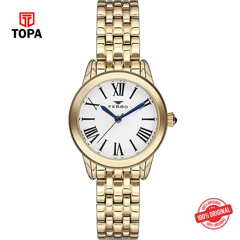 Topa Ferro-F2720A-B-Metal-Band-Women-Watch - Product Image 1
