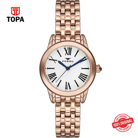 Topa Ferro-F2720A-C-Metal-Band-Women-Watch - Product Image 1