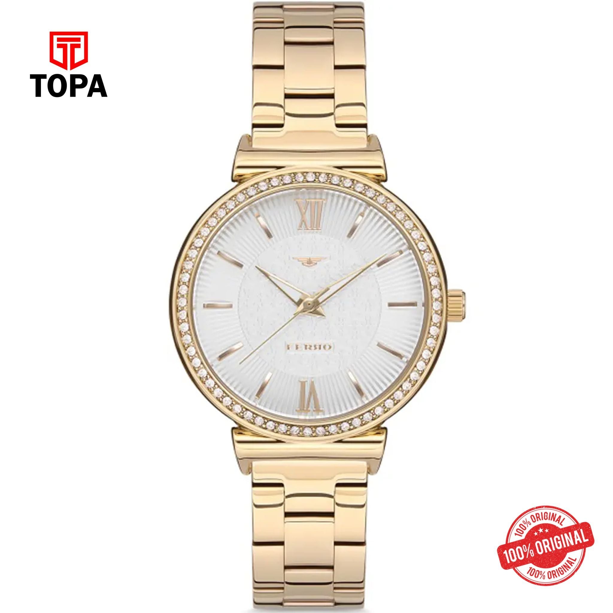 Topa Ferro-F2994A-B-Metal-Band-Women-Watch - Product Image 1