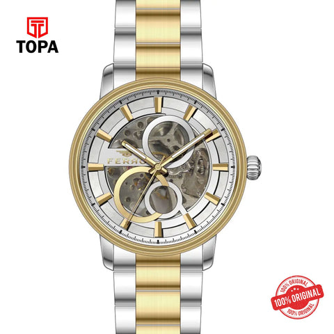 Topa Ferro-F31399A-D-Metal-Band-Men-Watch - Product Image 1