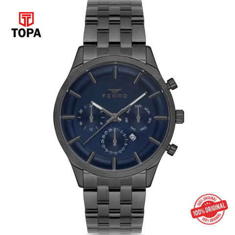 Topa Ferro-F40078A-V-Metal-Band-Men-Watch - Product Image 1