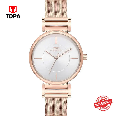 Topa Ferro-F40084C-C-Mesh-Band-Women-Watch - Product Image 1