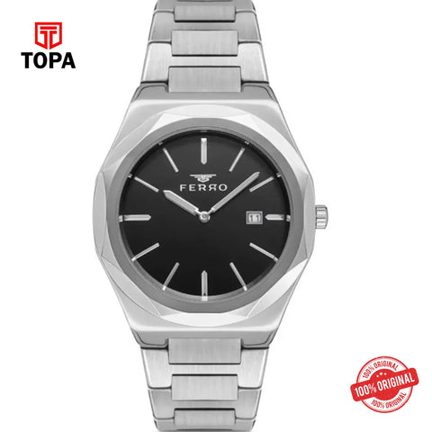 Topa Ferro-F40092A-A2-Metal-Band-Men-Watch - Product Image 1