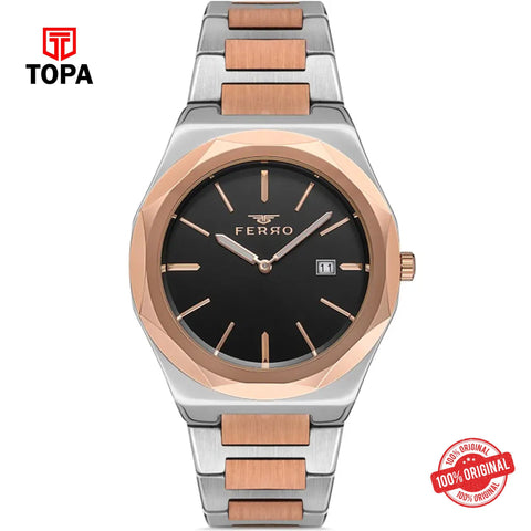 Topa Ferro-F40092A-E-Metal-Band-Men-Watch - Product Image 1