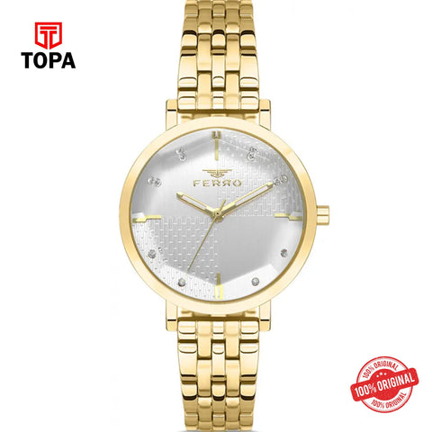 Topa Ferro-FL21252A-B-Metal-Band-Women-Watch - Product Image 1