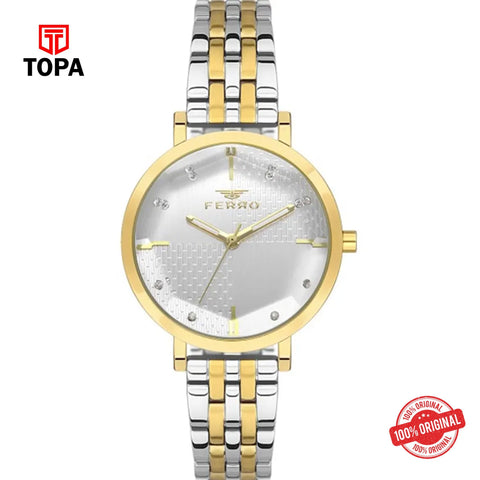 Topa Ferro-FL21252A-D-Metal-Band-Women-Watch - Product Image 1