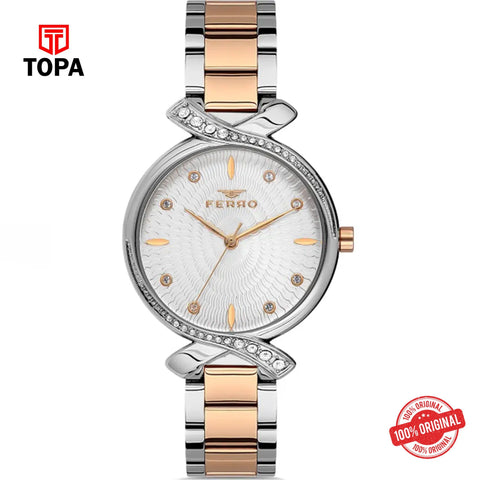 Topa Ferro-FL21254A-E-Metal-Band-Women-Watch - Product Image 1
