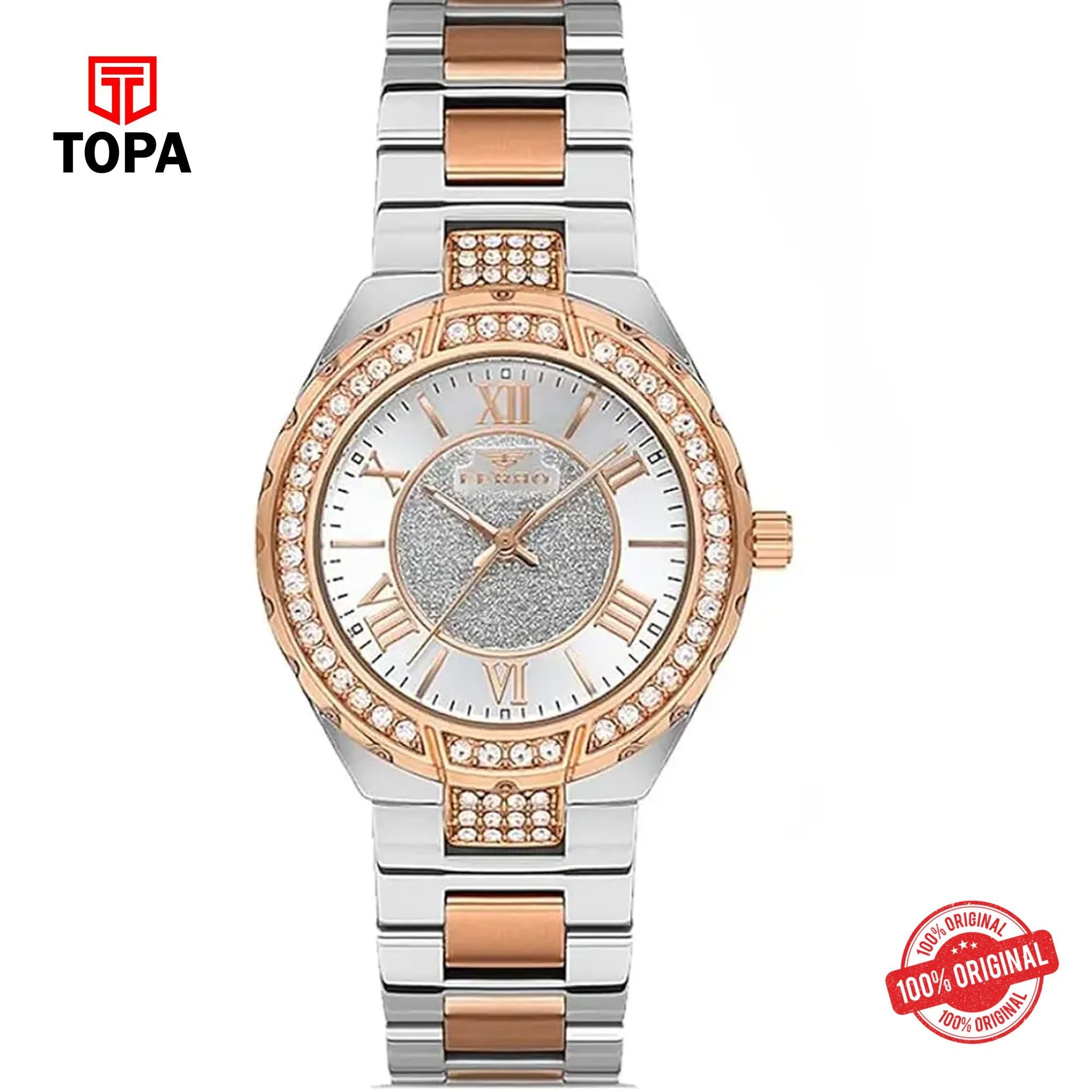 Topa Ferro-FL21256A-E-Metal-Band-Women-Watch - Product Image 1