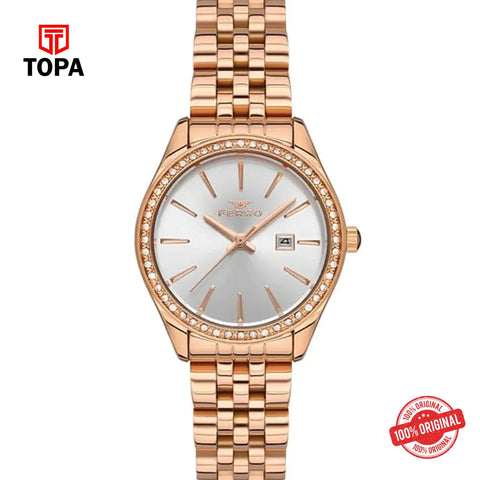 Topa Ferro-FL21257A-C-Metal-Band-Women-Watch - Product Image 1