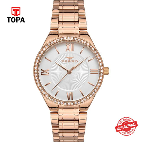 Topa Ferro-FL21262A-C-Metal-Band-Women-Watch - Product Image 1