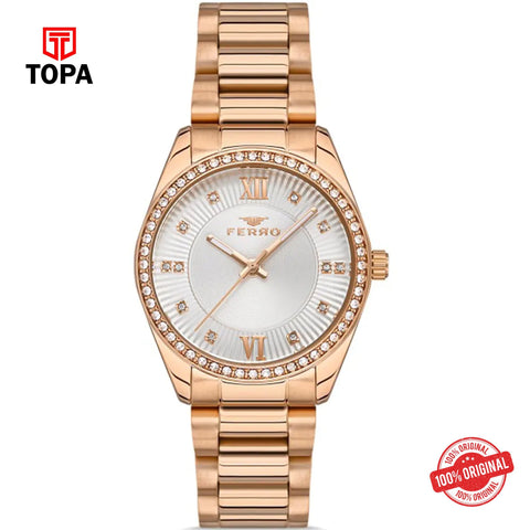 Topa Ferro-FL21263A-C-Metal-Band-Women-Watch - Product Image 1
