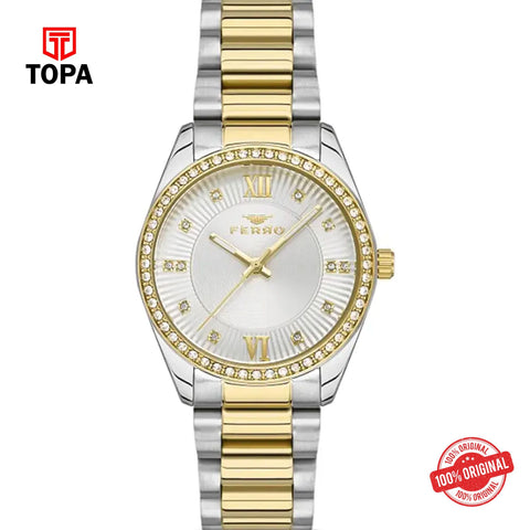 Topa Ferro-FL21263A-D-Metal-Band-Women-Watch - Product Image 1
