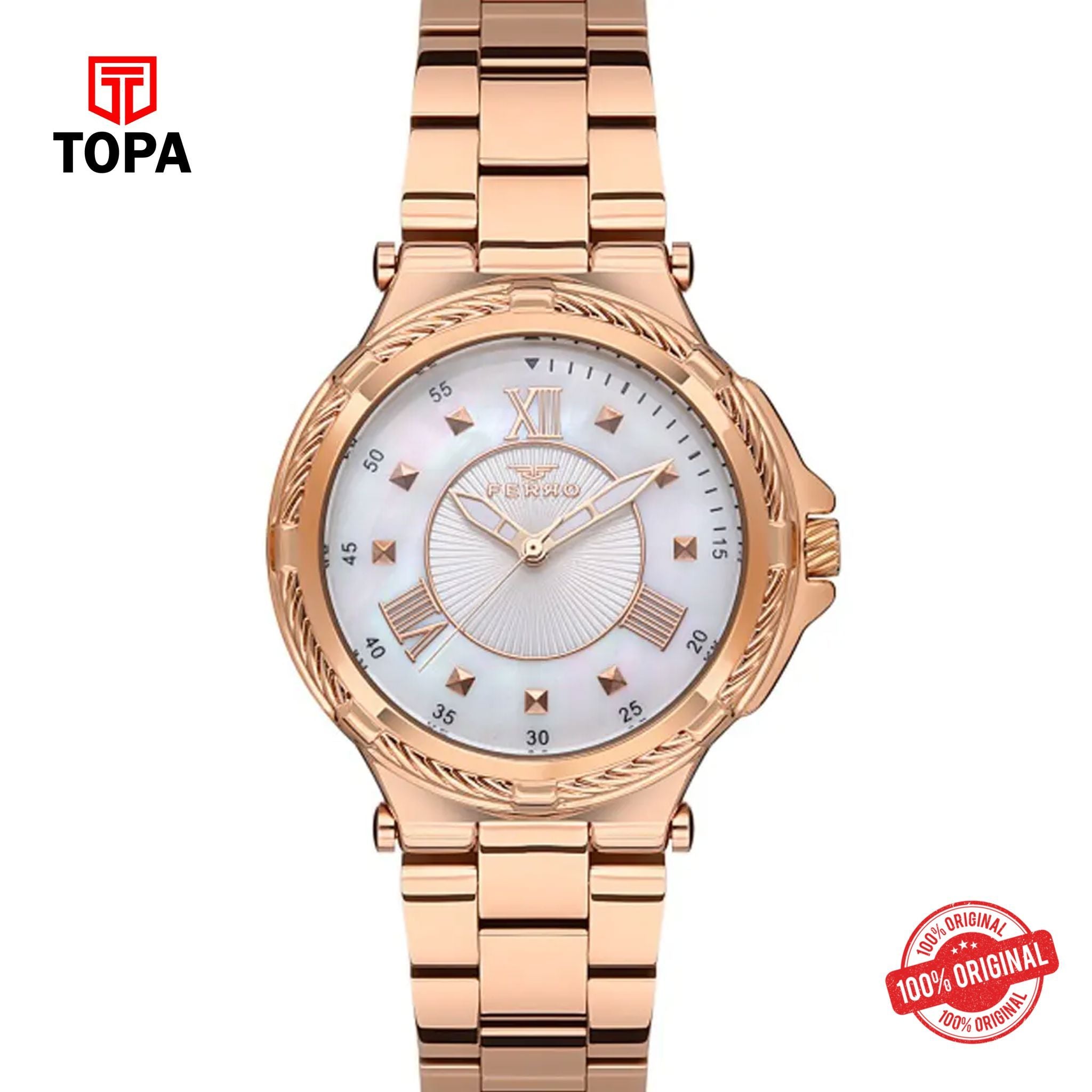 Topa Ferro-FL21272A-C-Metal-Band-Women-Watch - Product Image 1