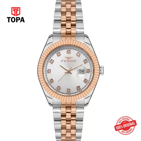 Topa Ferro-FL21294A-E-Metal-Band-Women-Watch - Product Image 1