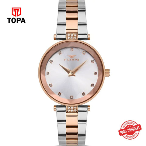 Topa Ferro-FL21297A-E-Metal-Band-Women-Watch - Product Image 1