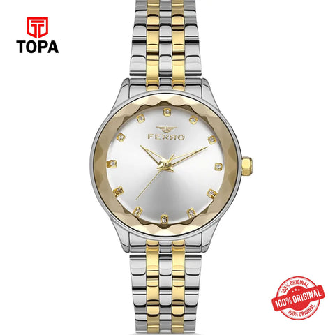 Topa Ferro-FL21334A-D-Metal-Band-Women-Watch - Product Image 1