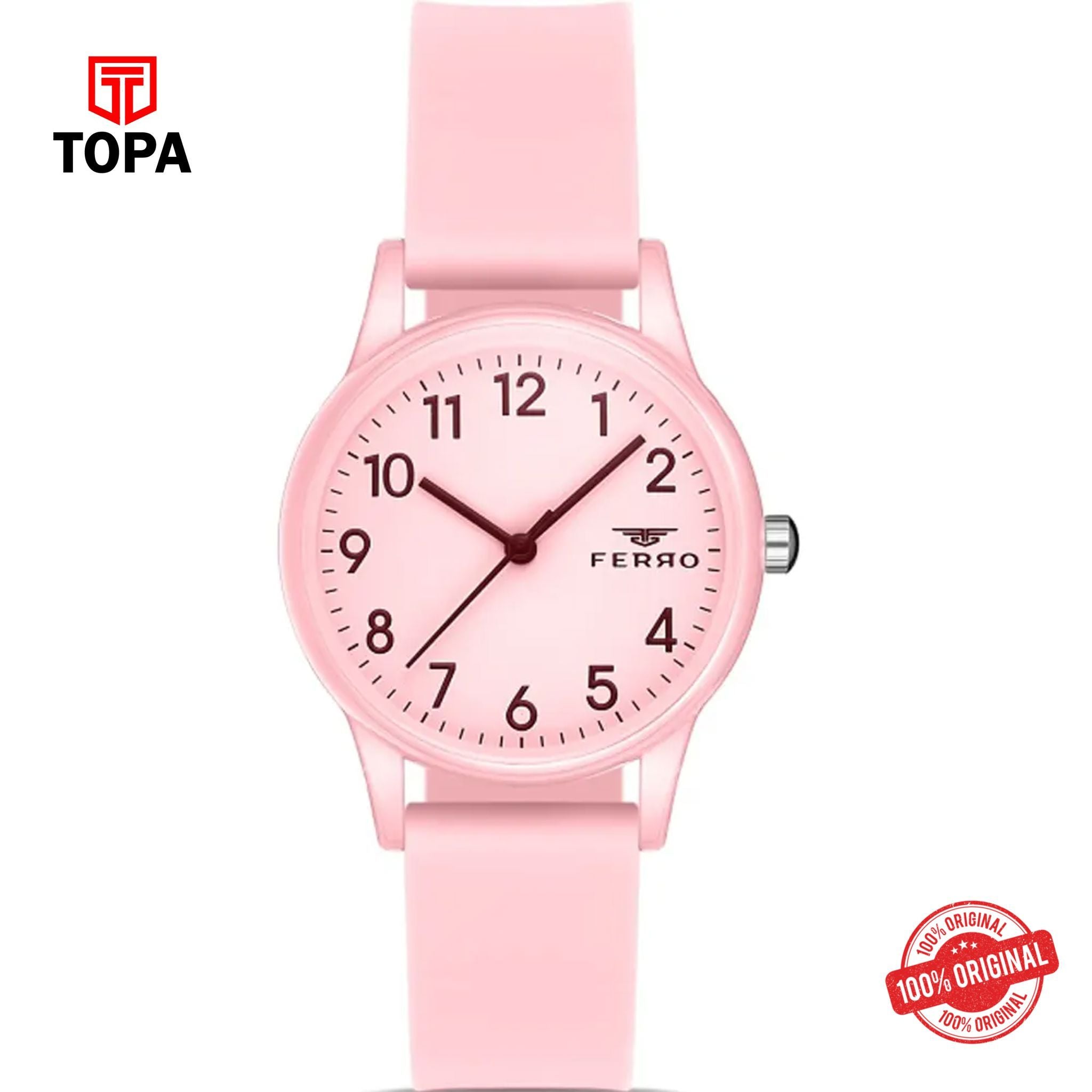 Topa Ferro-FL21343D-ZO-Rubber-Band-Women-Watch - Product Image 1
