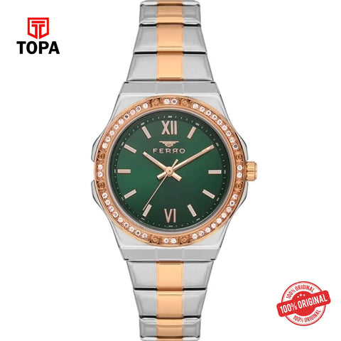 Topa Ferro-FL21358A-E6-Metal-Band-Women-Watch - Product Image 1