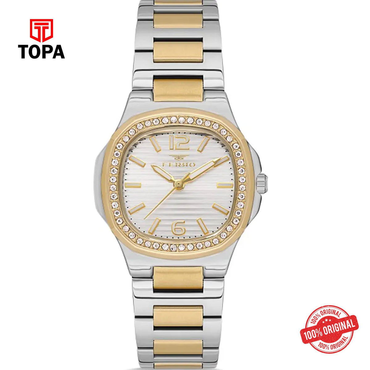 Topa Ferro-FL21366A-D-Metal-Band-Women-Watch - Product Image 1