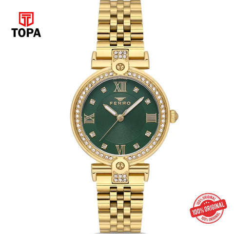 Topa Ferro-FL21390A-B6-Metal-Band-Women-Watch - Product Image 1