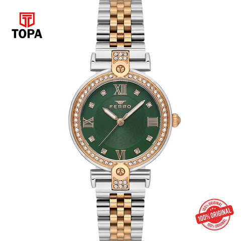 Topa Ferro-FL21390A-E6-Metal-Band-Women-Watch - Product Image 1
