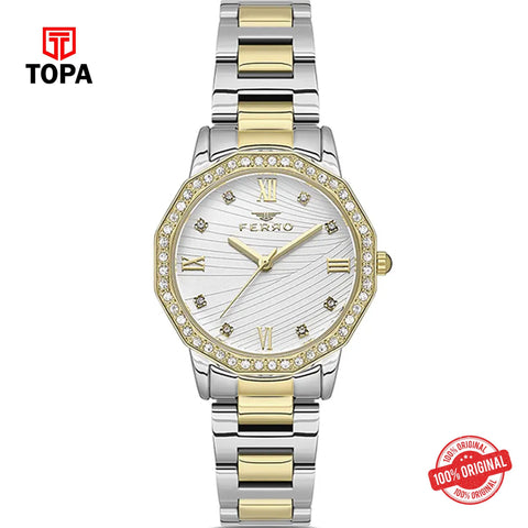 Topa Ferro-FL21395A-D-Metal-Band-Women-Watch - Product Image 1
