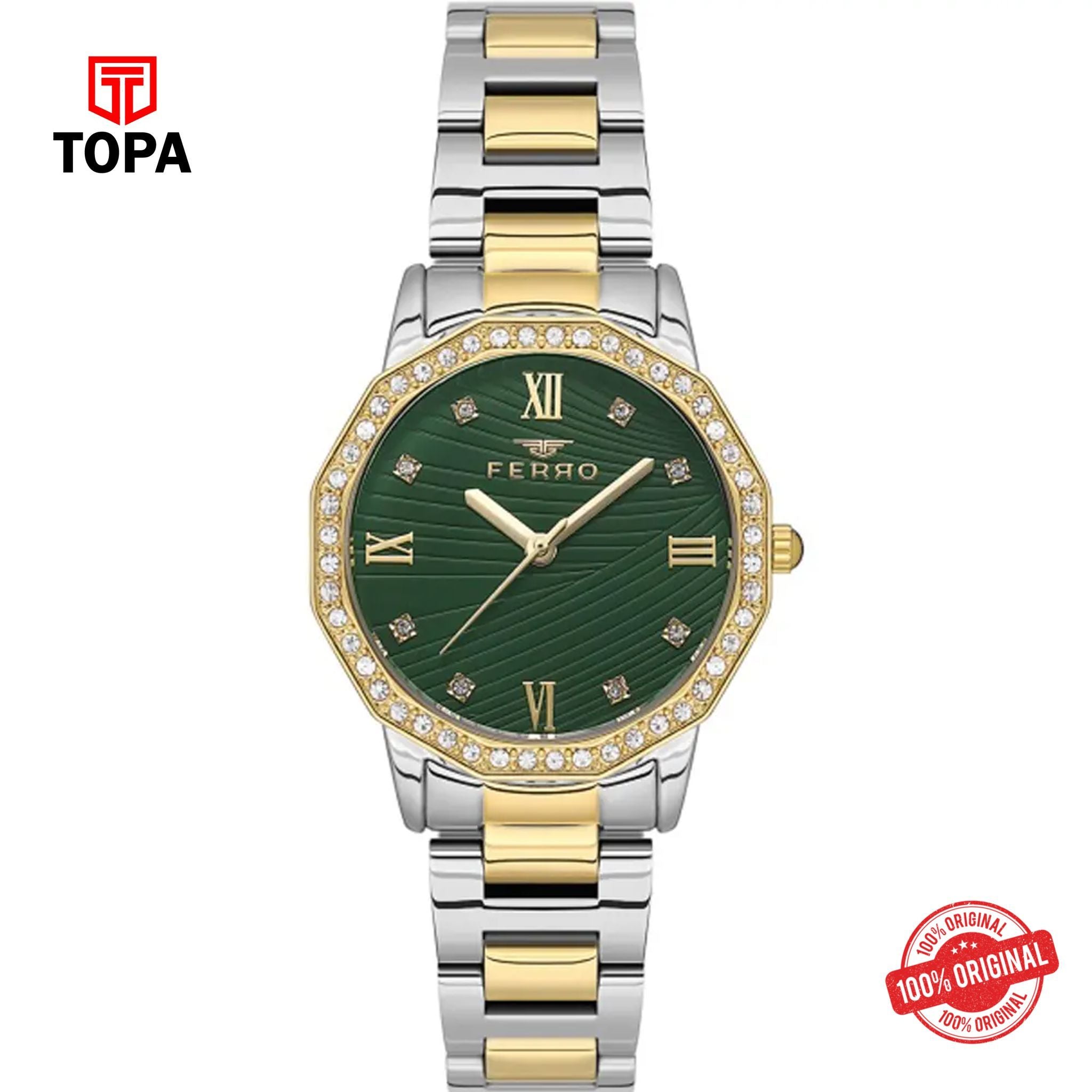 Topa Ferro-FL21395A-D6-Metal-Band-Women-Watch - Product Image 1