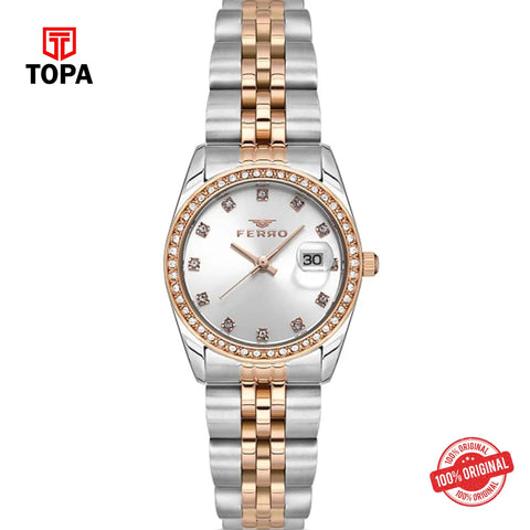 Topa Ferro-FL21450A-E-Metal-Band-Women-Watch - Product Image 1