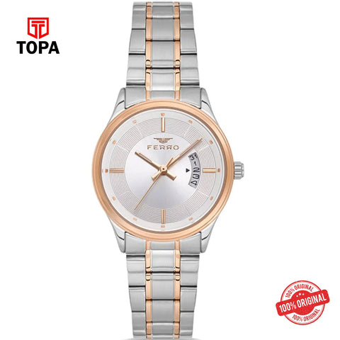 Topa Ferro-FL21464A-E-Metal-Band-Women-Watch - Product Image 1