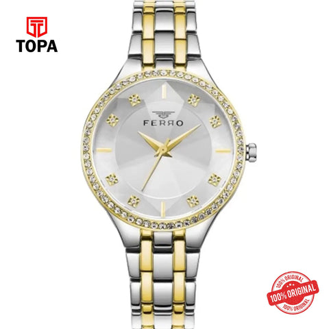 Topa Ferro-FL21467A-D-Metal-Band-Women-Watch - Product Image 1