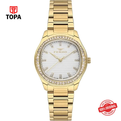 Topa Ferro-FL21473A-B-Metal-Band-Women-Watch - Product Image 1