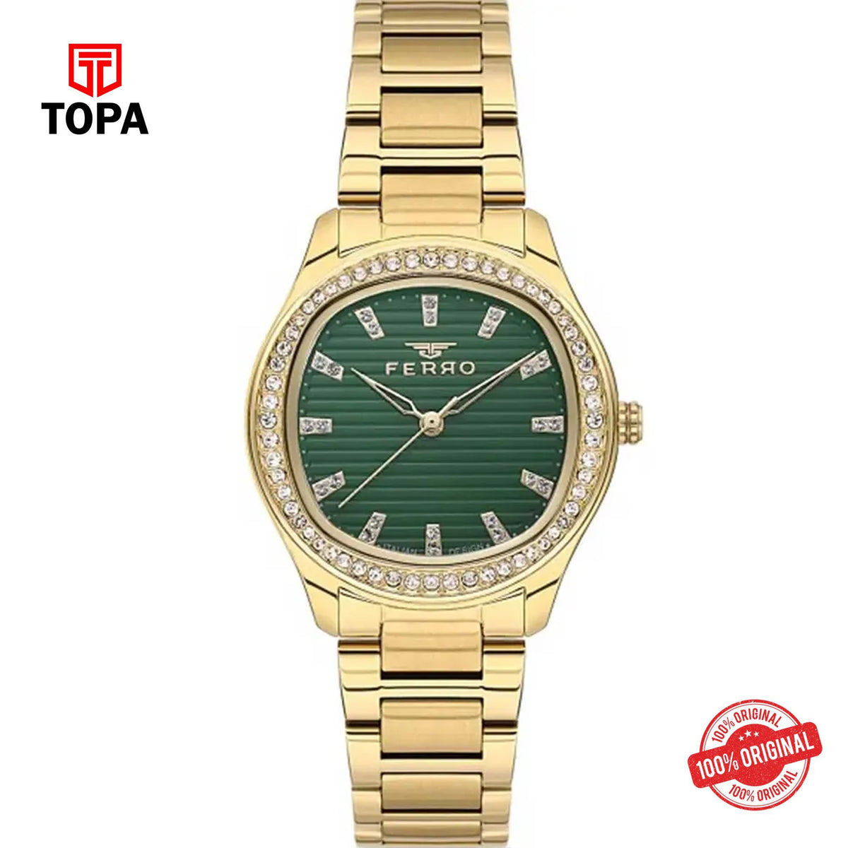 Topa Ferro-FL21473A-B6-Metal-Band-Women-Watch - Product Image 1