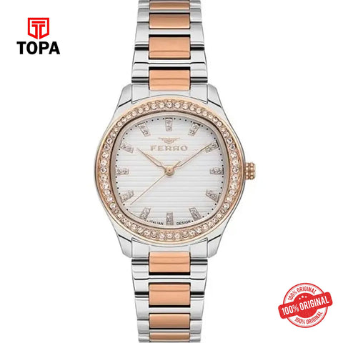 Topa Ferro-FL21473A-E-Metal-Band-Women-Watch - Product Image 1