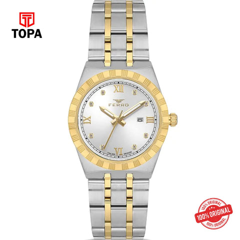 Topa Ferro-FL21475A-D-Metal-Band-Women-Watch - Product Image 1