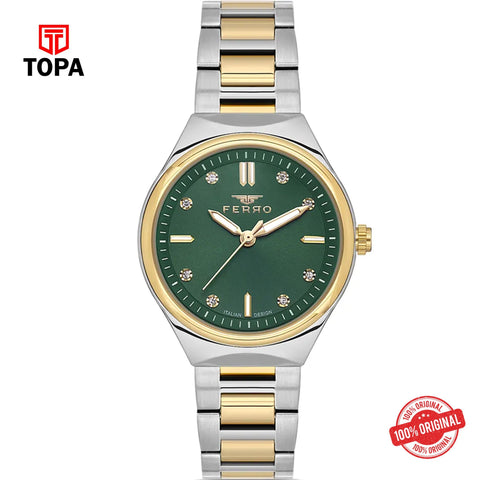 Topa Ferro-FL21477A-D6-Metal-Band-Women-Watch - Product Image 1