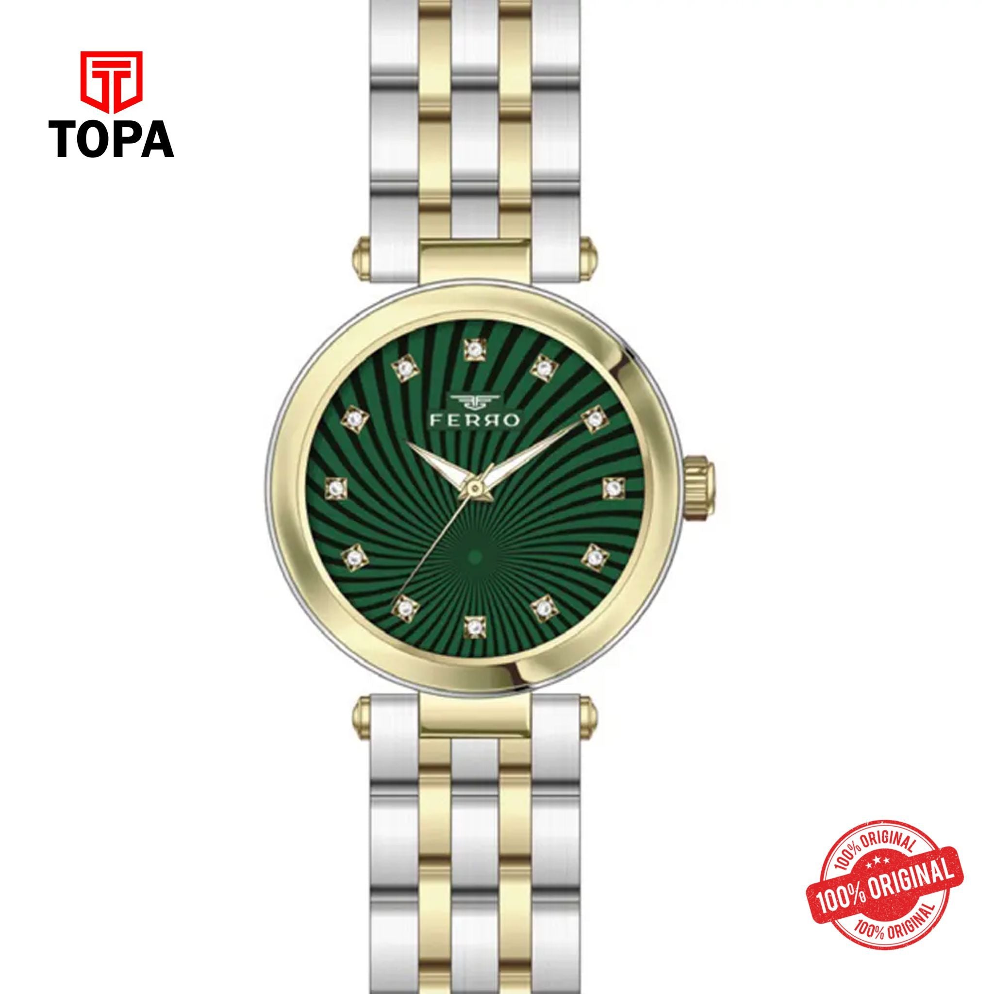 Topa Ferro-FL21489A-D6-Metal-Band-Women-Watch - Product Image 1