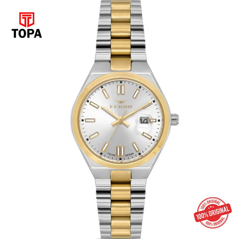 Topa Ferro-FL21492A-D-Metal-Band-Women-Watch - Product Image 1