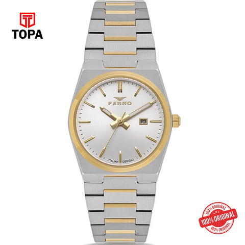 Topa Ferro-FL21495A-D-Metal-Band-Women-Watch - Product Image 1