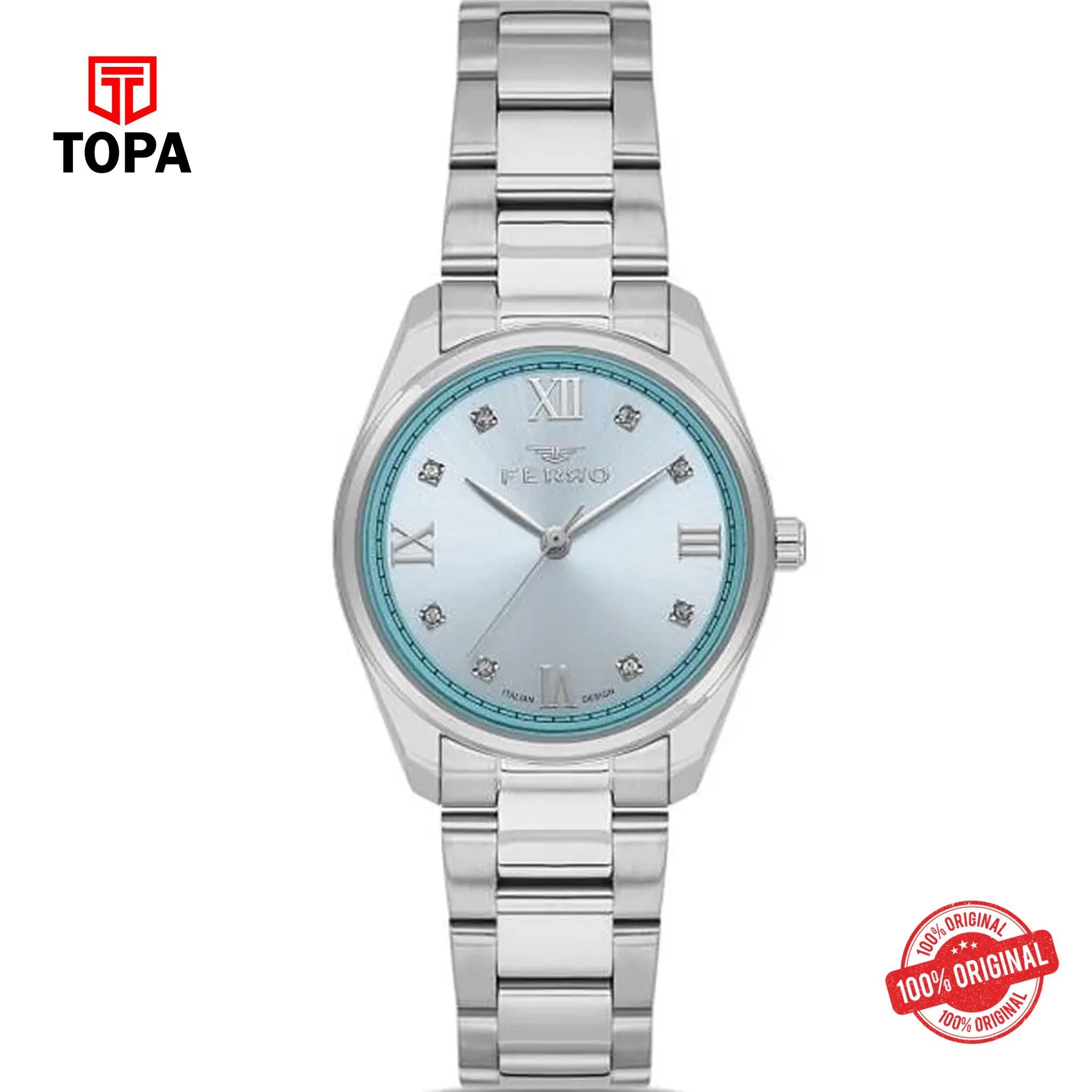 Topa Ferro-FL21502A-A15-Metal-Band-Women-Watch - Product Image 1