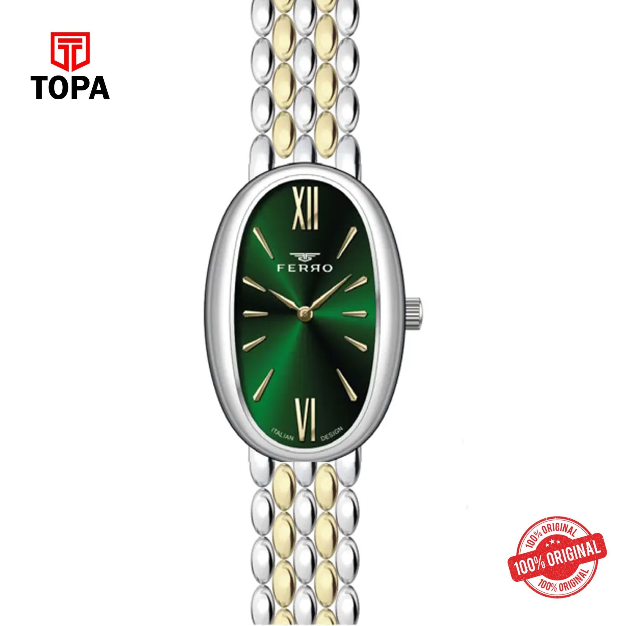 Topa Ferro-FL21510A-D6-Metal-Band-Women-Watch - Product Image 1