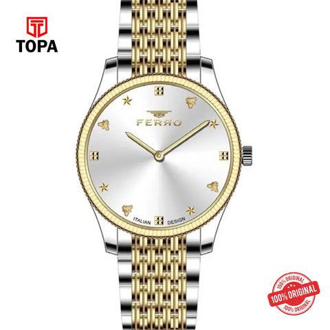 Topa Ferro-FL21512A-D-Metal-Band-Women-Watch - Product Image 1