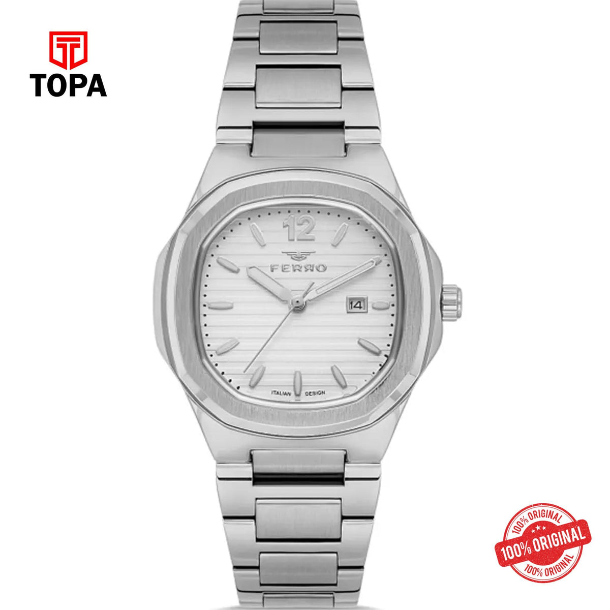 Topa Ferro-FL21515A-A-Metal-Band-Women-Watch - Product Image 1