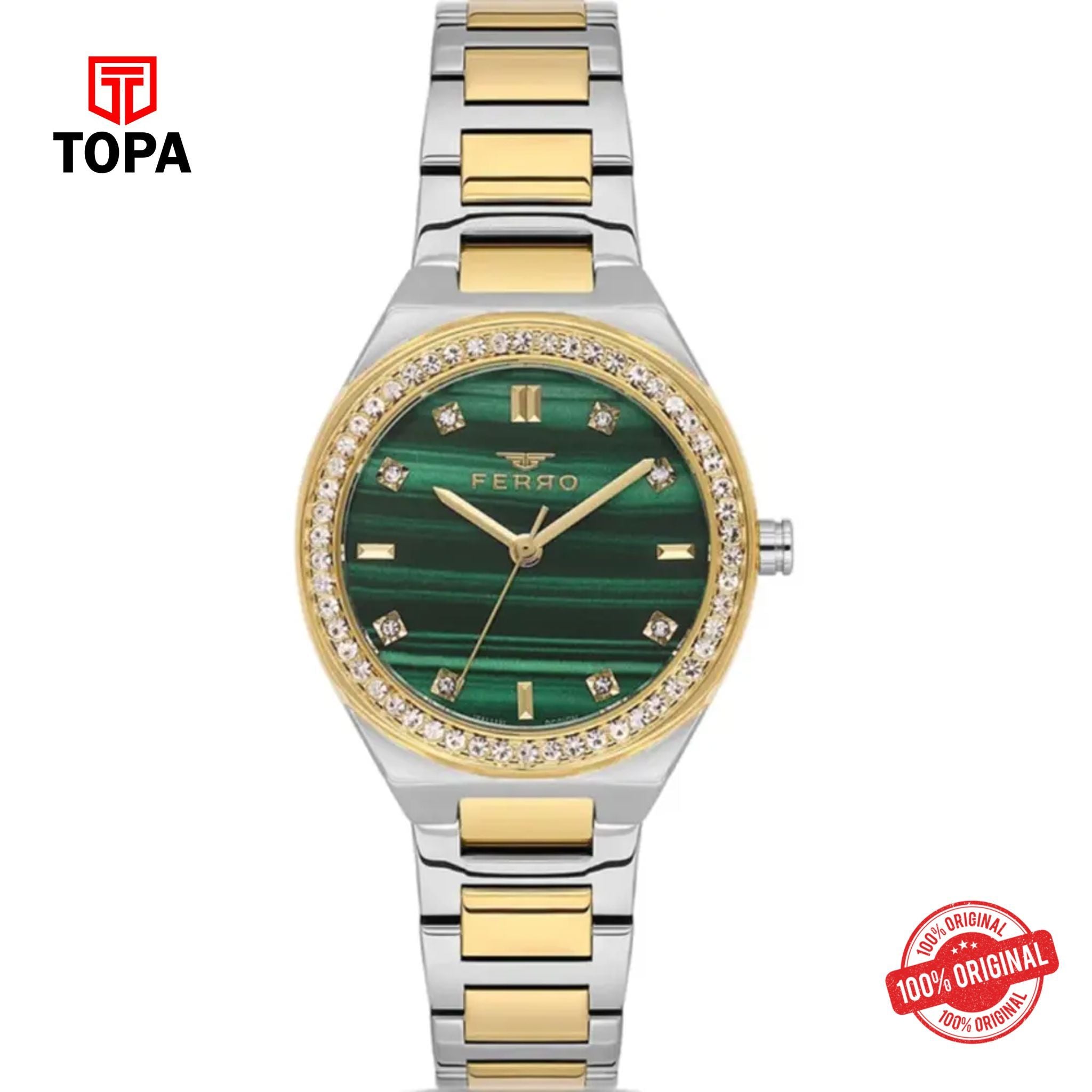 Topa Ferro-FL21562A-D6-Metal-Band-Women-Watch - Product Image 1