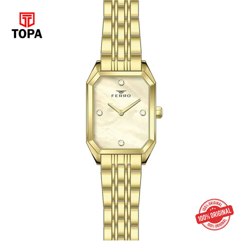 Topa Ferro-FL21571A-B-Metal-Band-Women-Watch - Product Image 1