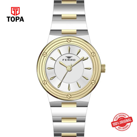 Topa Ferro-FL21586A-D-Metal-Band-Women-Watch - Product Image 1