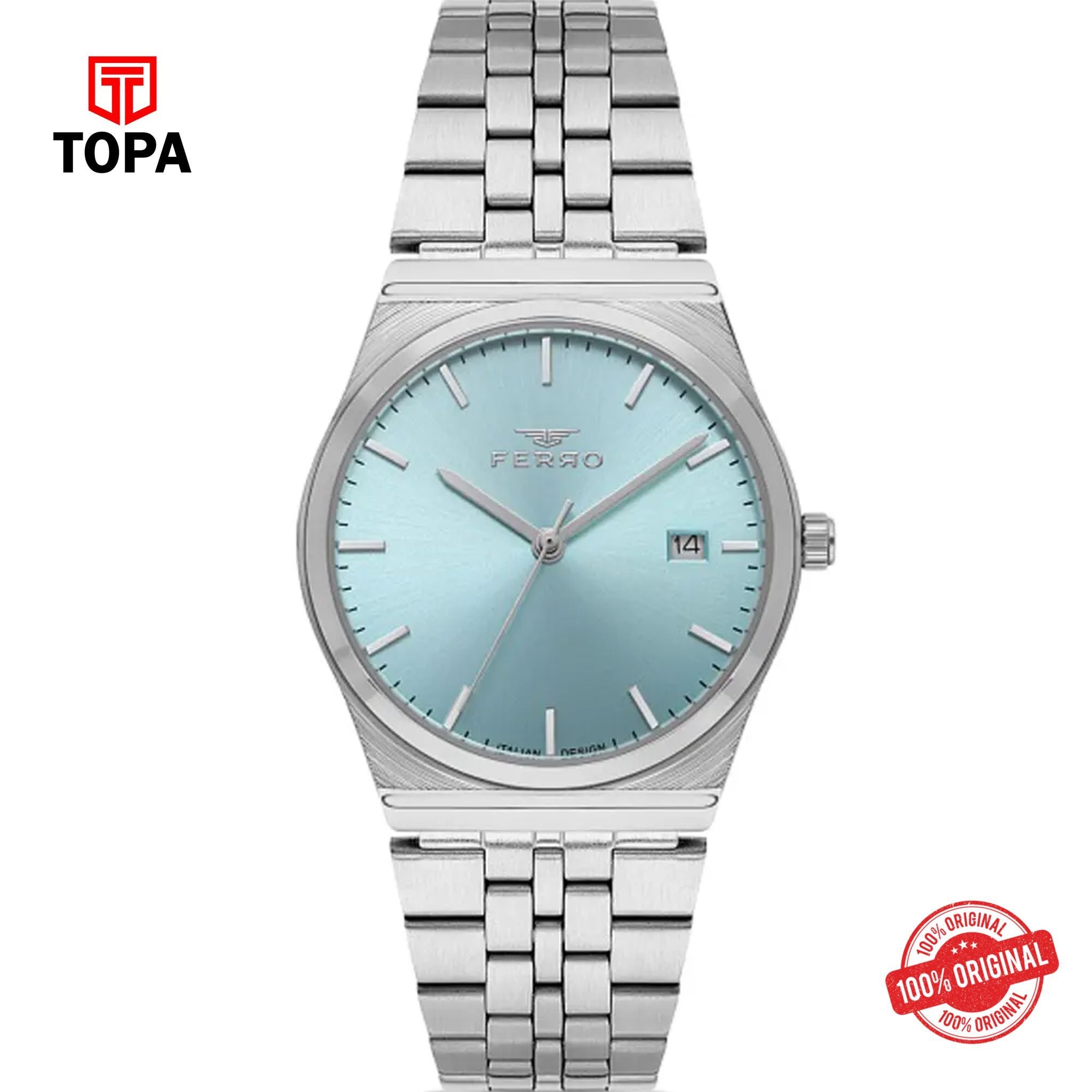 Topa Ferro-FL21591A-A18-Metal-Band-Women-Watch - Product Image 1