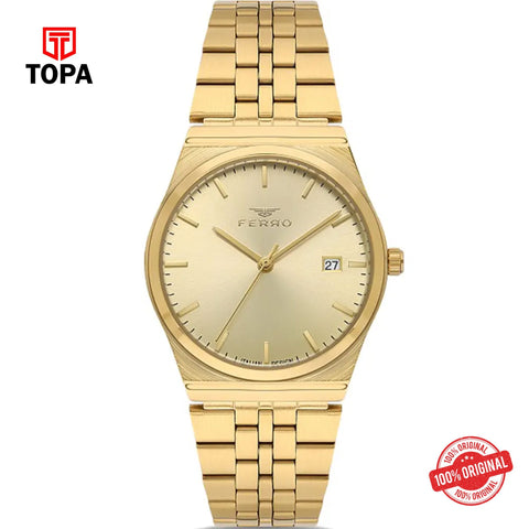 Topa Ferro-FL21591A-B4-Metal-Band-Men-Watch - Product Image 1