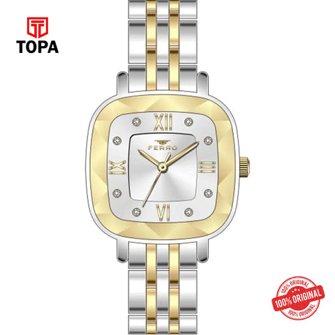 Topa Ferro-FL21597A-D-Metal-Band-Women-Watch - Product Image 1
