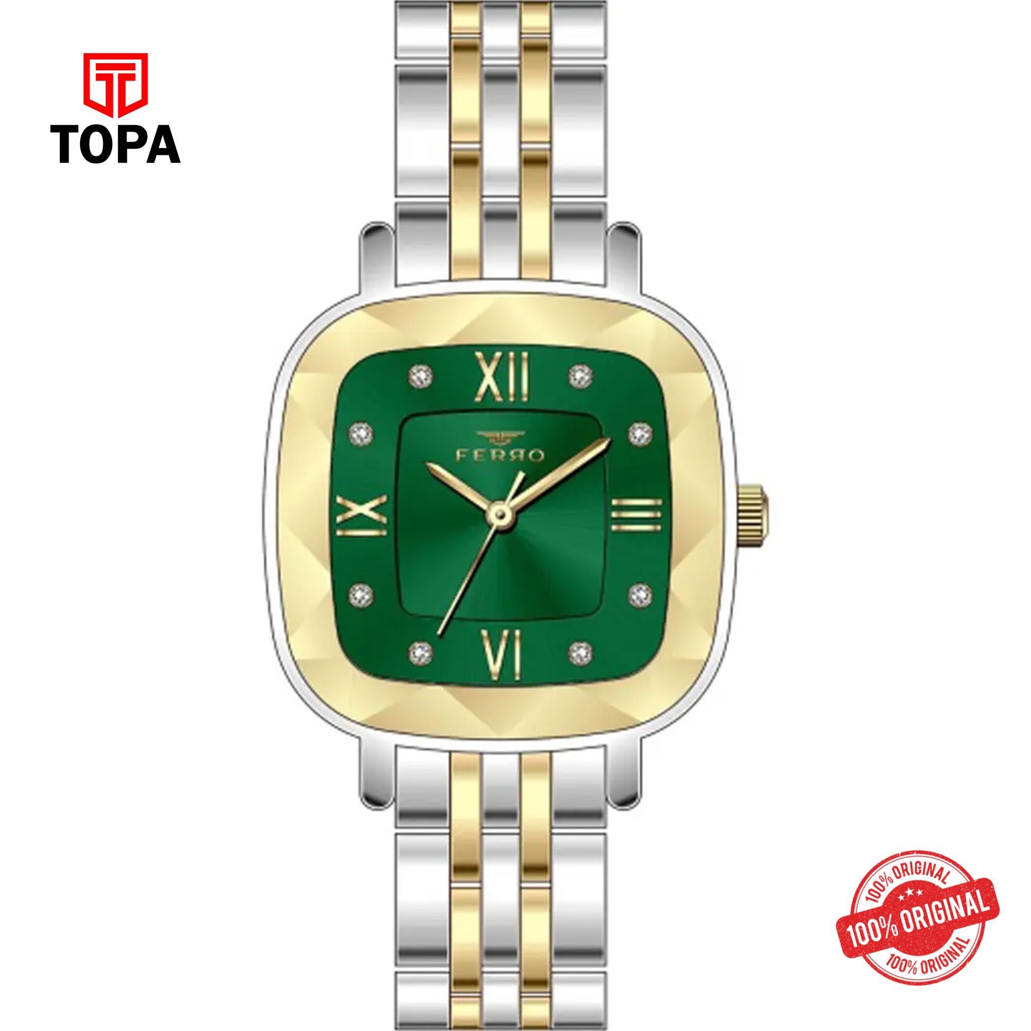 Topa Ferro-FL21597A-D6-Metal-Band-Women-Watch - Product Image 1